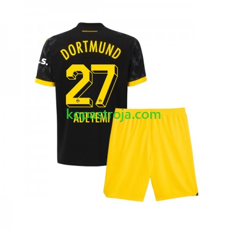 Billiga Fotbollströjor Borussia Dortmund Karim Adeyemi 27 Barn Borta tröja 2023/24 Kortärmad